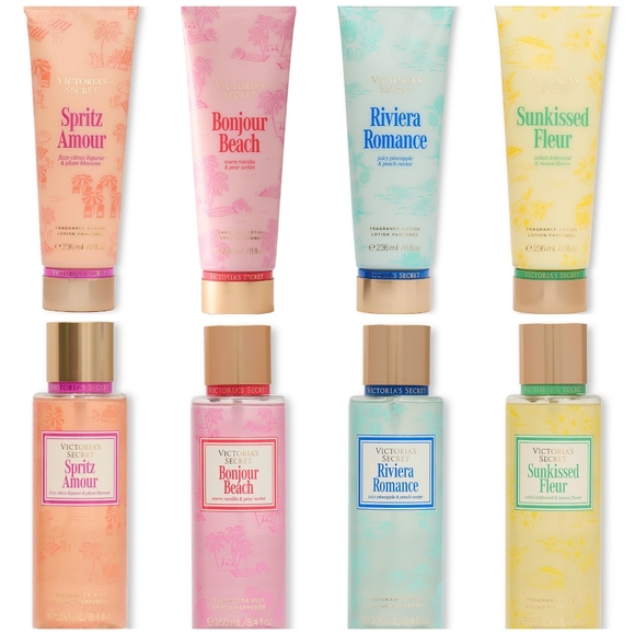 Victoria's Secret Vacation Escape Mist & Lotion Full Collection Set of 8 NEW - Picture 1 of 11